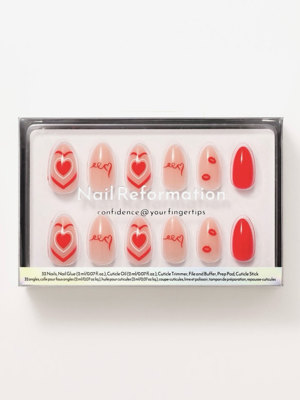 2 for $24 - Nail Reformation Press-On Nails - Love Story